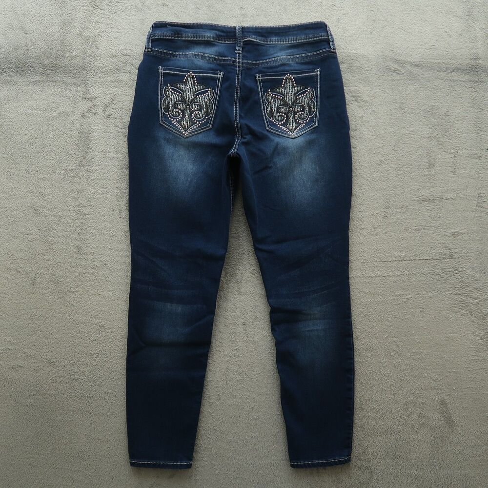 Hydraulic Jeans Women's Size 10 Blue Mid-Rise Nolita Curvy Skinny 28" Inseam